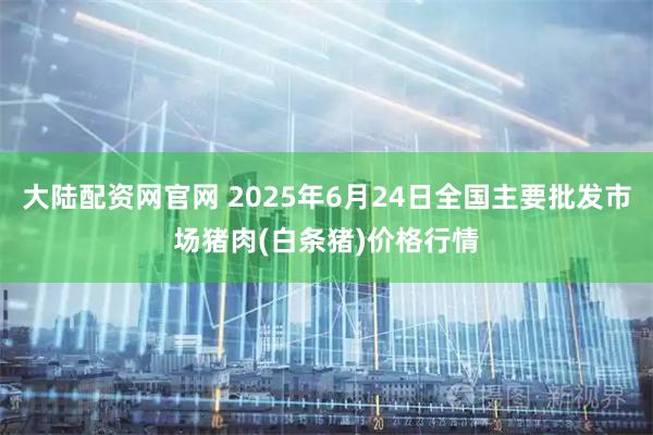 大陆配资网官网 2025年6月24日全国主要批发市场猪肉(白条猪)价格行情